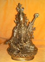 莲花生大师像 铁雕艺术中的神圣光辉